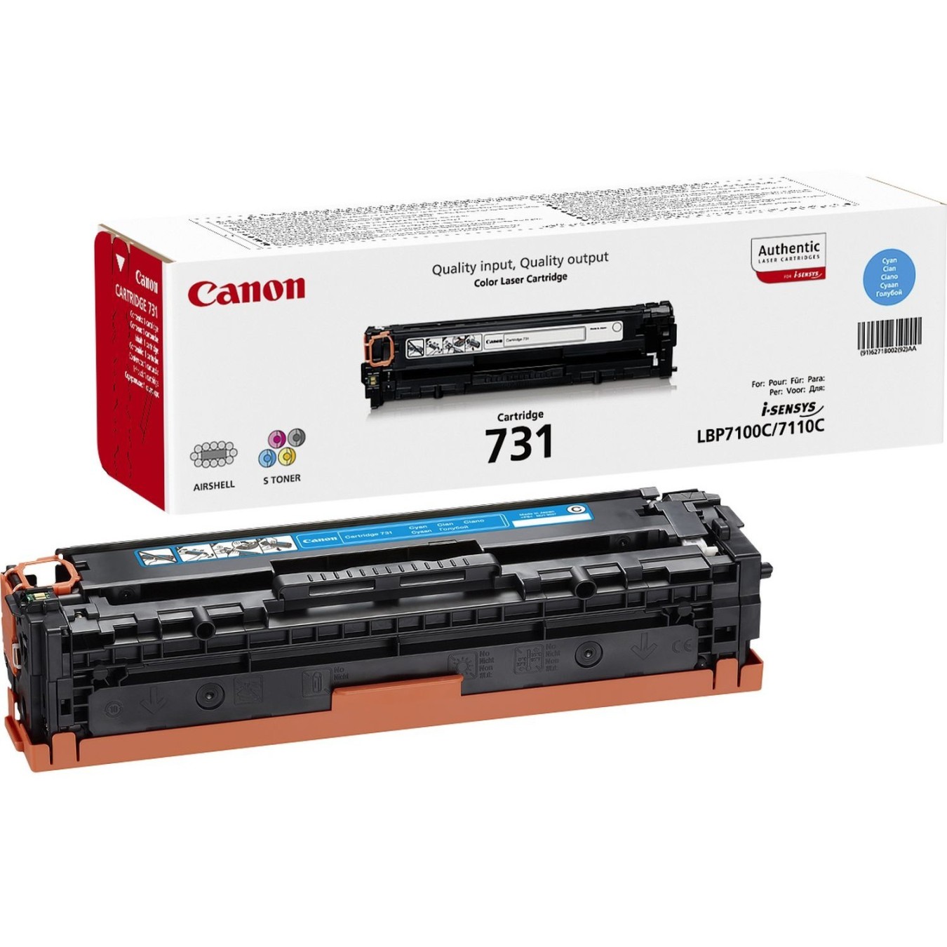 Canon Toner - 6271B002 - Cyan — Buy in Cyprus with Fast Delivery