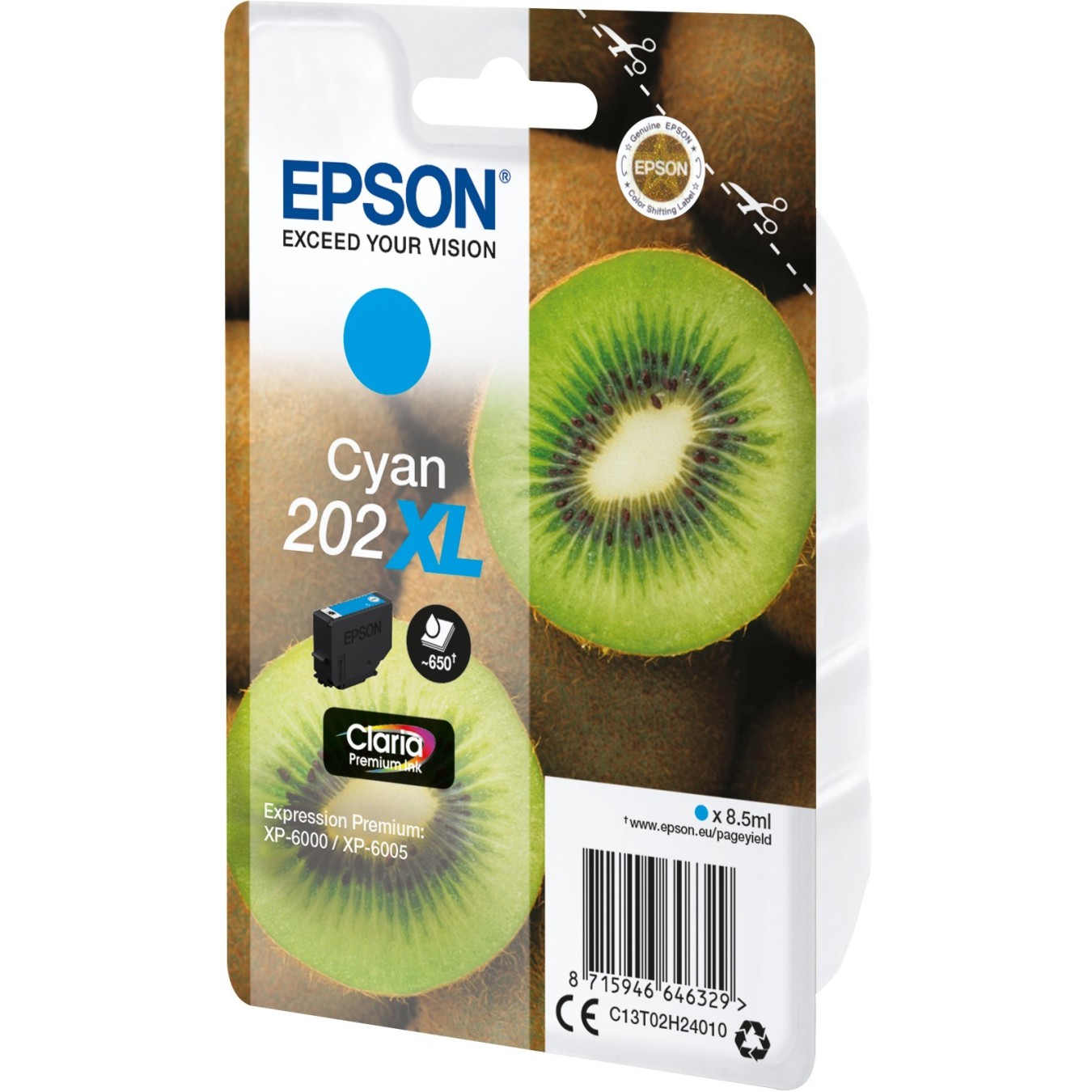 Epson 202 - C13T02H24010 - cyan HC — Buy in Cyprus with Fast Delivery