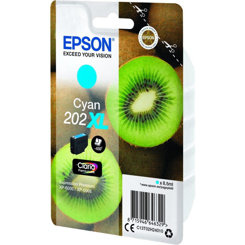 Buy Epson 202 - C13T02H24010 - cyan HC in Cyprus, Nicosia, Limassol, Larnaka, Pafos