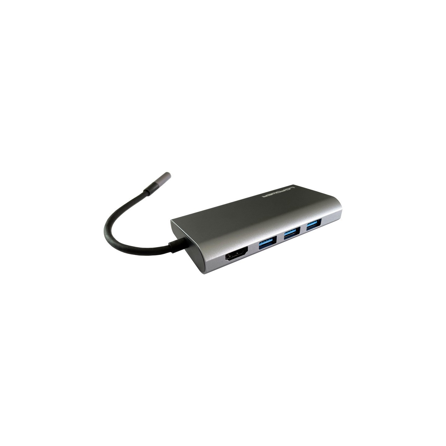 LC-Power LC-HUB-C-MULTI-5 USB-C Multiport Hub - HDMI 4K, PD 100W, LAN, Cards — Armenius Store Cyprus