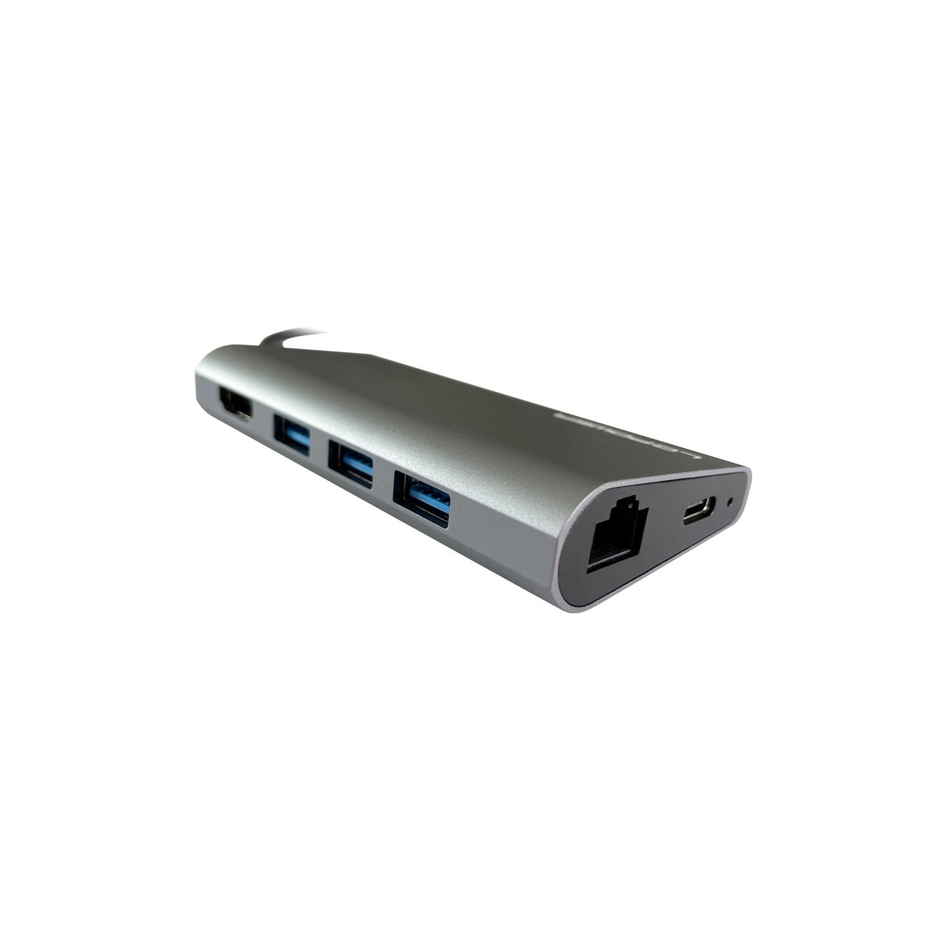 LC-Power LC-HUB-C-MULTI-5 USB-C Hub - 3xUSB-A, USB-C, HDMI, SD/MicroSD, LAN (Boxed) — Buy in Cyprus with Fast Delivery