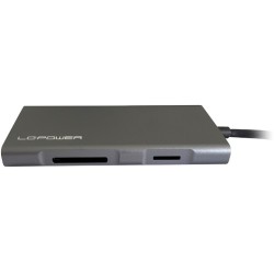 LC-Power Hub - LC-HUB-C-MULTI-5 - USB-C to 3x USB-A, USB-C, HDMI, MicroSD, SD, LAN — Buy in Cyprus with Fast Delivery