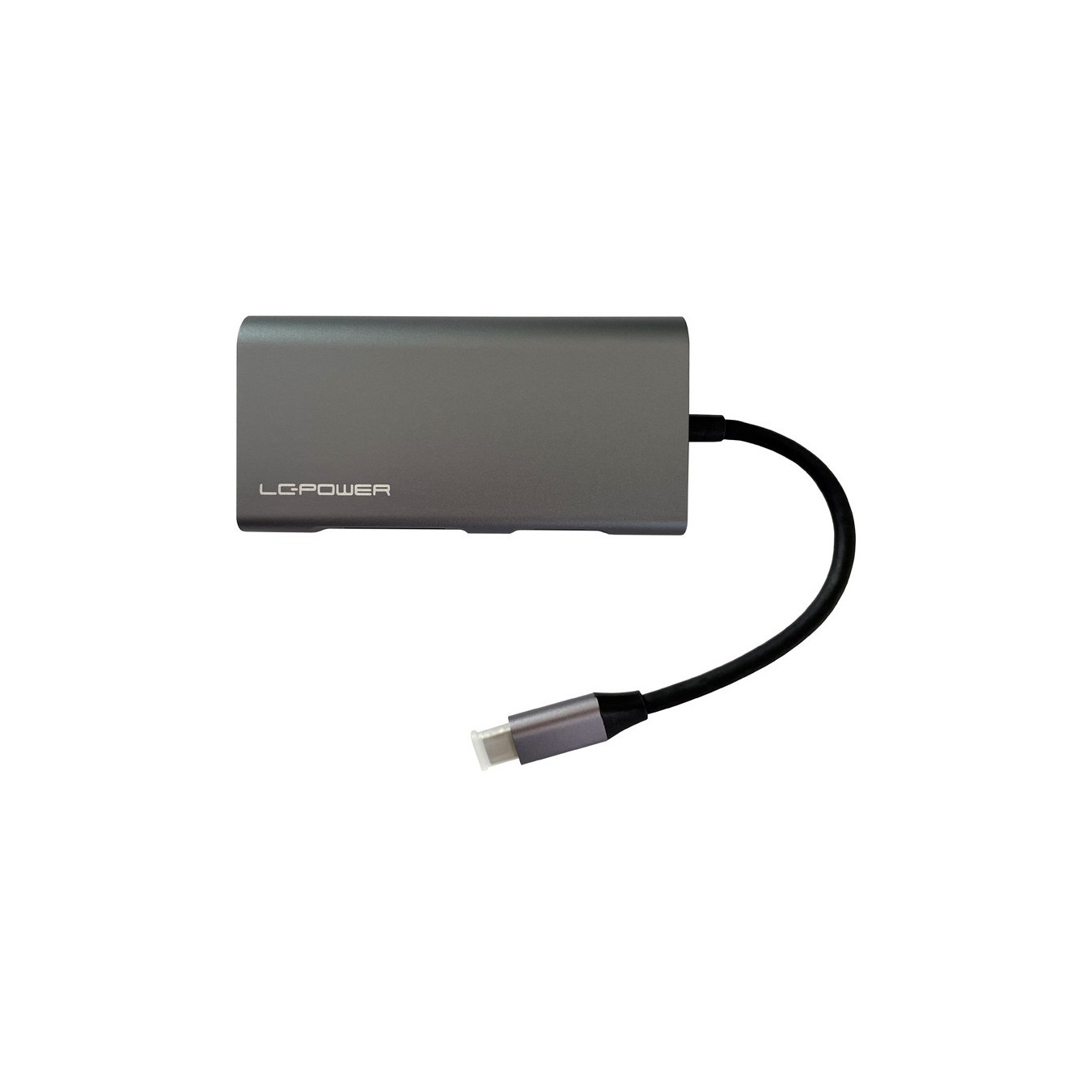 LC-Power LC-HUB-C-MULTI-5 USB-C Hub - 3xUSB-A, USB-C, HDMI, SD/MicroSD, LAN (Boxed) — Buy in Cyprus with Fast Delivery