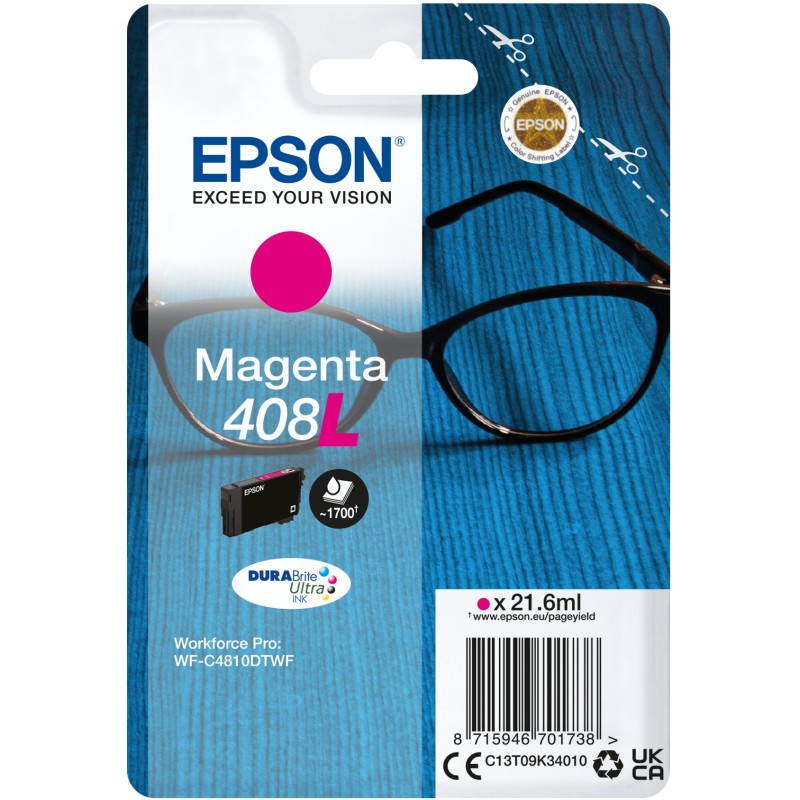 Buy Epson Ink 408L - C13T09K34010 - Magenta in Cyprus, Nicosia, Limassol, Larnaka, Pafos