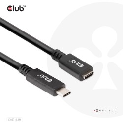 Buy Club3D USB-C Cable - USB 3.2 Type-C 2m Extension 5Gbps in Cyprus, Nicosia, Limassol, Larnaka, Pafos