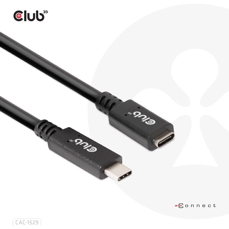 Buy Club3D USB-C Cable - USB 3.2 Type-C 2m Extension 5Gbps in Cyprus, Nicosia, Limassol, Larnaka, Pafos
