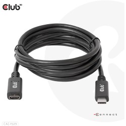 Buy Club3D USB-C Cable - USB 3.2 Type-C 2m Extension 5Gbps in Cyprus, Nicosia, Limassol, Larnaka, Pafos