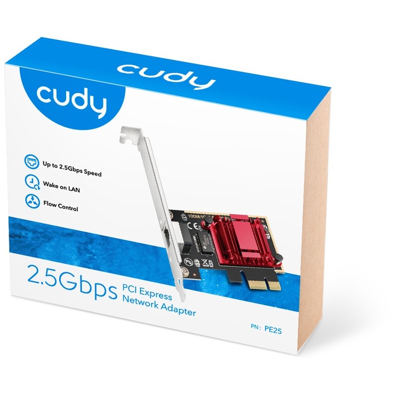 Buy INTG Cudy 2.5G PCI Express Adapter - 2.5G PCI Express in Cyprus, Nicosia, Limassol, Larnaka, Pafos