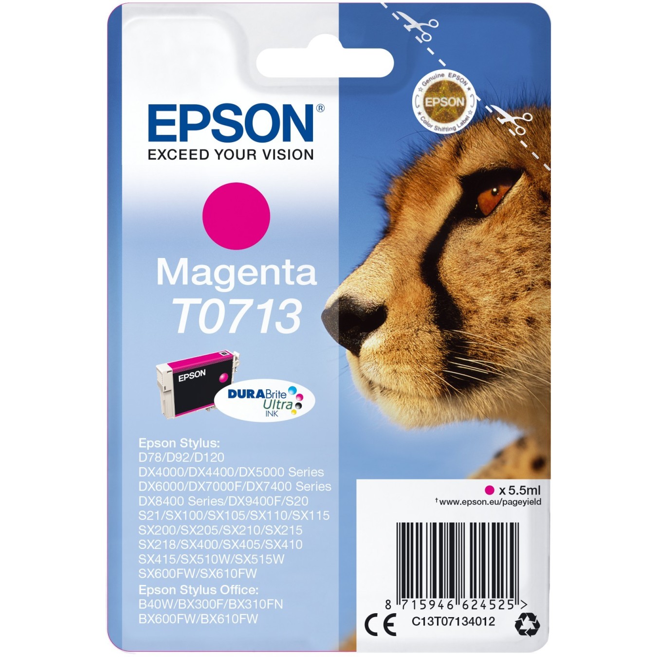 Epson Ink - T0713 - Magenta — Buy in Cyprus with Fast Delivery