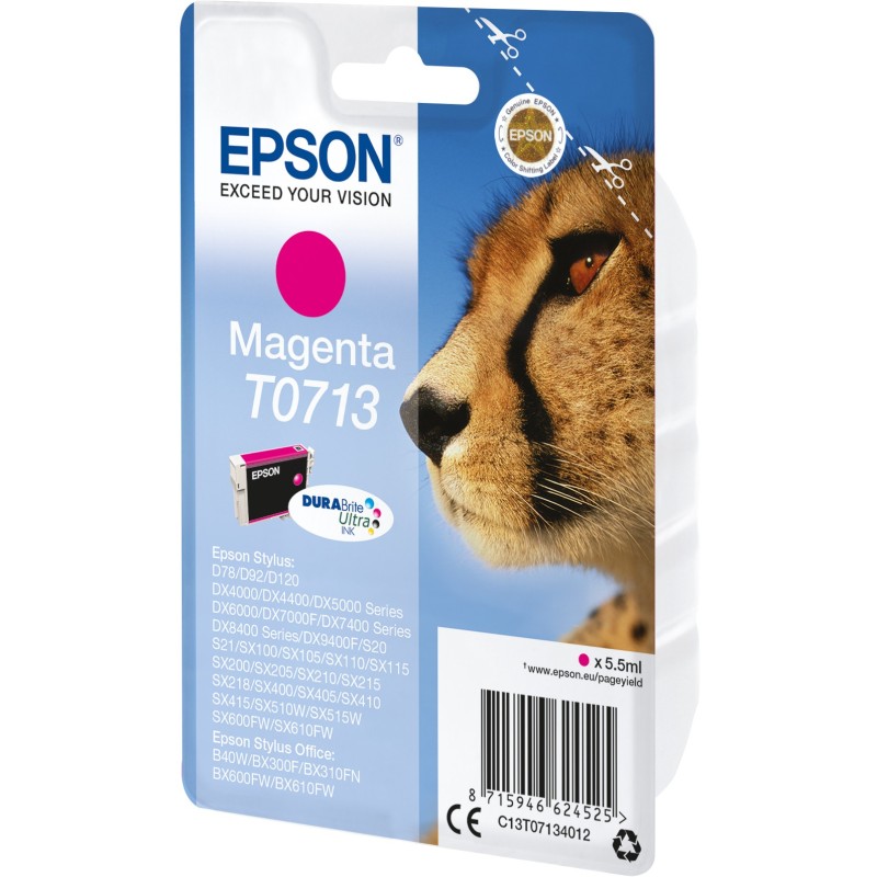 Buy Epson Ink - T0713 - Magenta in Cyprus, Nicosia, Limassol, Larnaka, Pafos