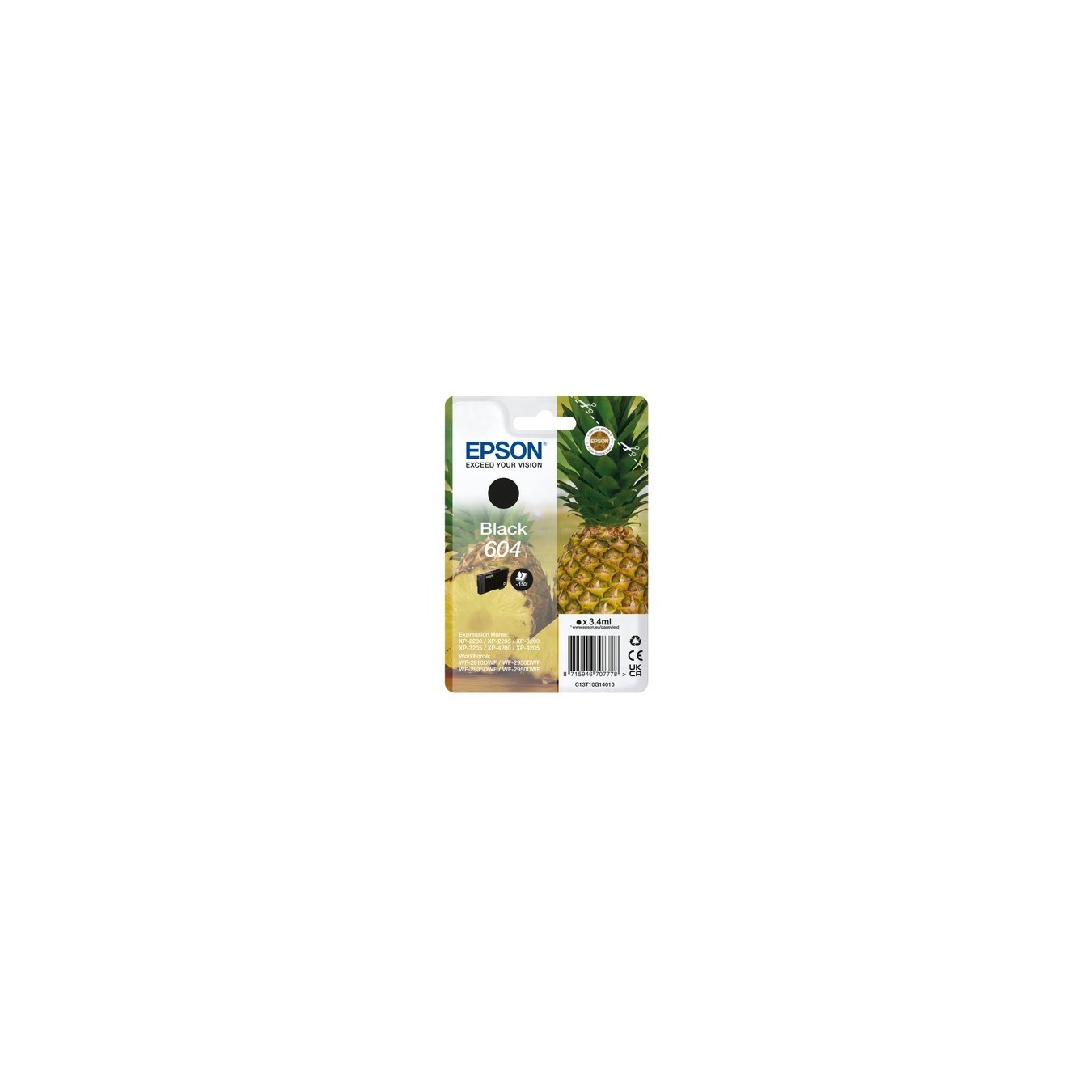 Epson Ink 604 - C13T10G14010 - Black up to 150 pages — Buy in Cyprus with Fast Delivery
