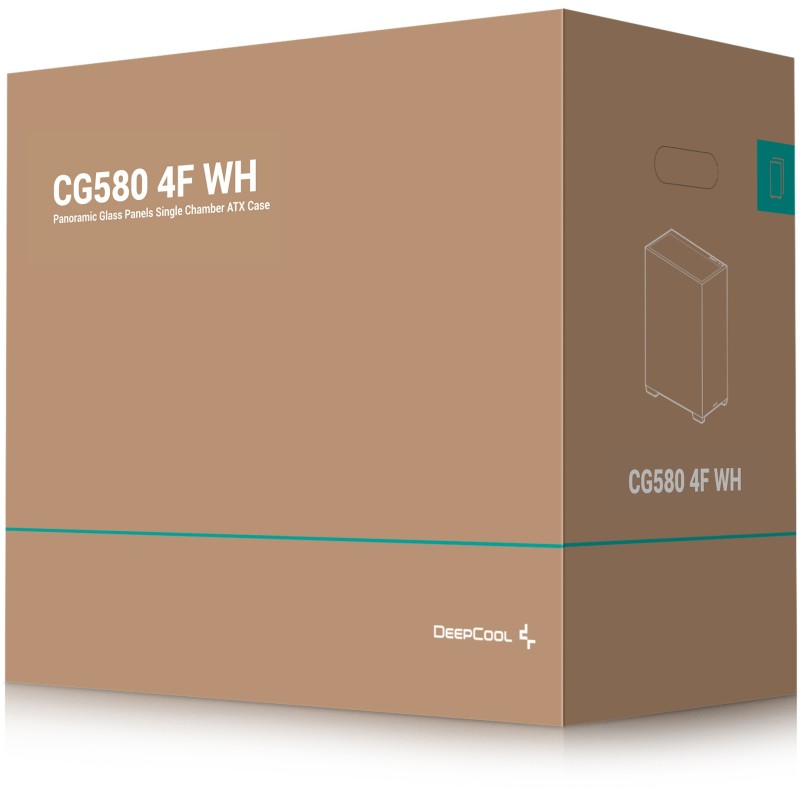 Buy Midi DeepCool - CG580 4F - White in Cyprus, Nicosia, Limassol, Larnaka, Pafos