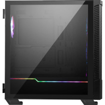 MSI MPG VELOX 100R - Mid Tower PC Case - Tempered Glass Front, ARGB Lighting, Vertical GPU Mount, ATX Support