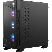 MSI MPG VELOX 100R - Mid Tower PC Case - Tempered Glass Front, ARGB Lighting, Vertical GPU Mount, ATX Support