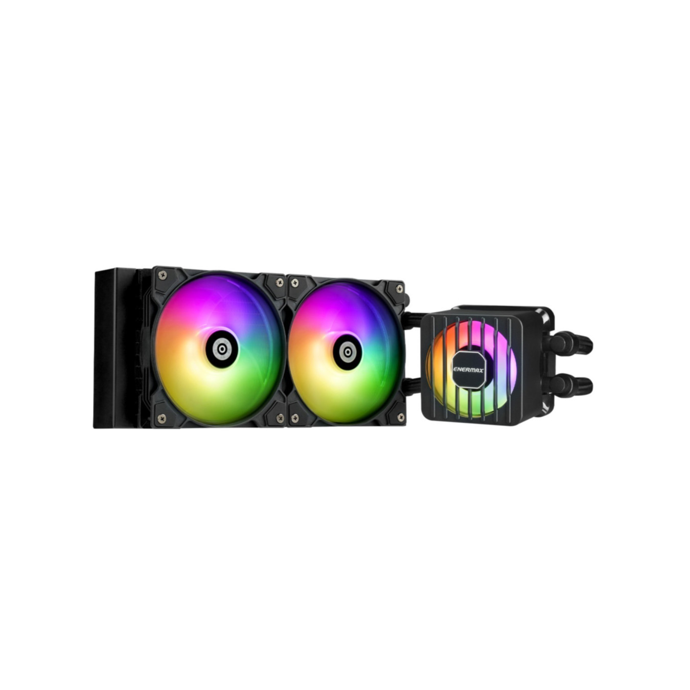 Enermax LIQMAXFLO ELC-LMF240T-ARGB - 240mm AIO Liquid CPU Cooler, Black, ARGB, 380W TDP — Buy in Cyprus with Fast Delivery