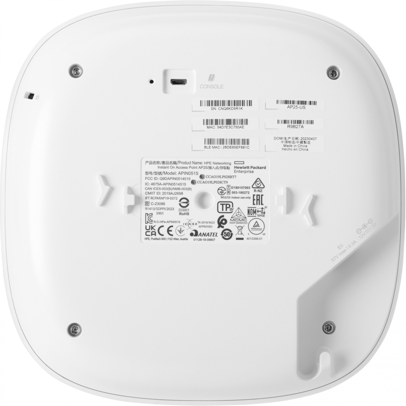HPE Aruba Instant On - AP25 (RW) - Wireless base station — Buy in Cyprus with Fast Delivery