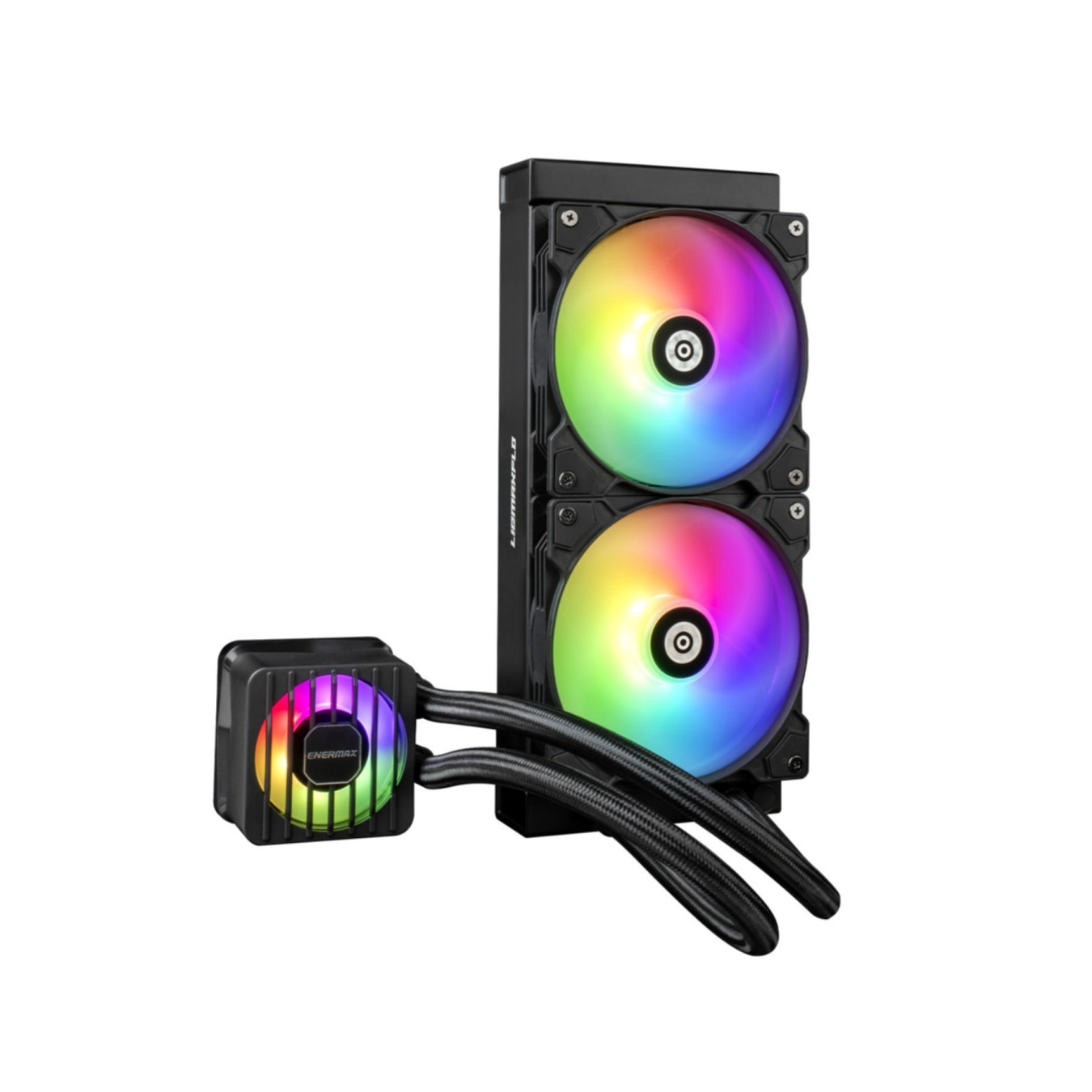 Enermax LIQMAXFLO ELC-LMF240T-ARGB - 240mm AIO Liquid CPU Cooler, Black, ARGB, 380W TDP — Buy in Cyprus with Fast Delivery