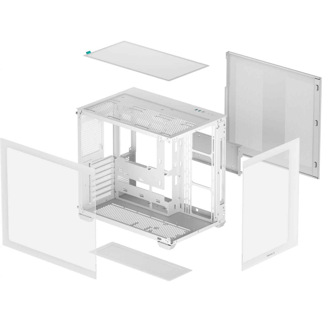 DeepCool CG530 4F Midi Tower PC Case – White 4 ARGB Fans | Armenius Store