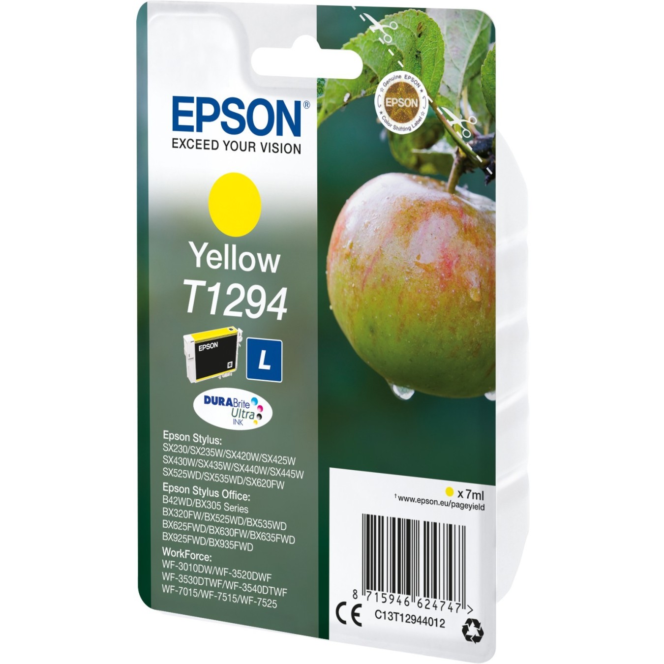 Epson - T1294 - Yellow NEW PACKAGING — Buy in Cyprus with Fast Delivery