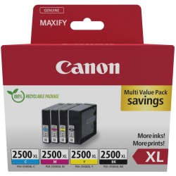 Buy Canon Ink - PGI-2500XL 9254B010 - 4-pack (Black Cyan Magenta Yellow) in Cyprus, Nicosia, Limassol, Larnaka, Pafos