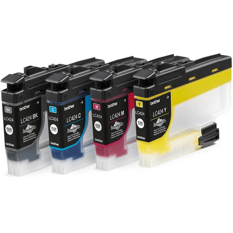 Buy Brother Ink Cartridges - LC-424 - 4-pack - Black Cyan Magenta Yellow in Cyprus, Nicosia, Limassol, Larnaka, Pafos