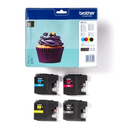 Buy Brother Ink Value Pack - LC-123 - (BK C M Y) in Cyprus, Nicosia, Limassol, Larnaka, Pafos