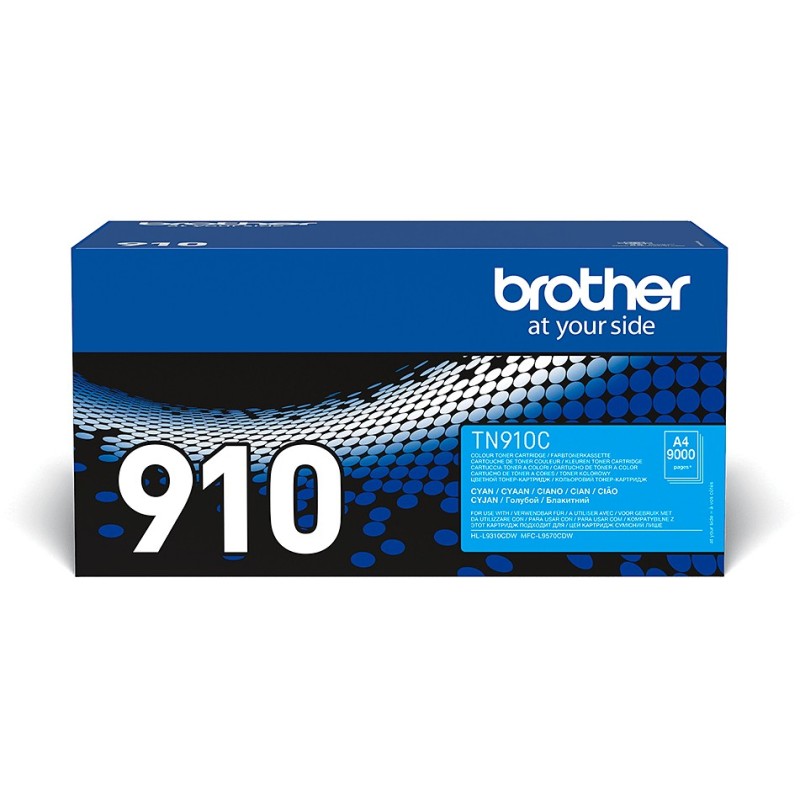 Buy Brother Toner - TN-910C - Cyan, up to 9,000 pages ISO IEC 19798 in Cyprus, Nicosia, Limassol, Larnaka, Pafos