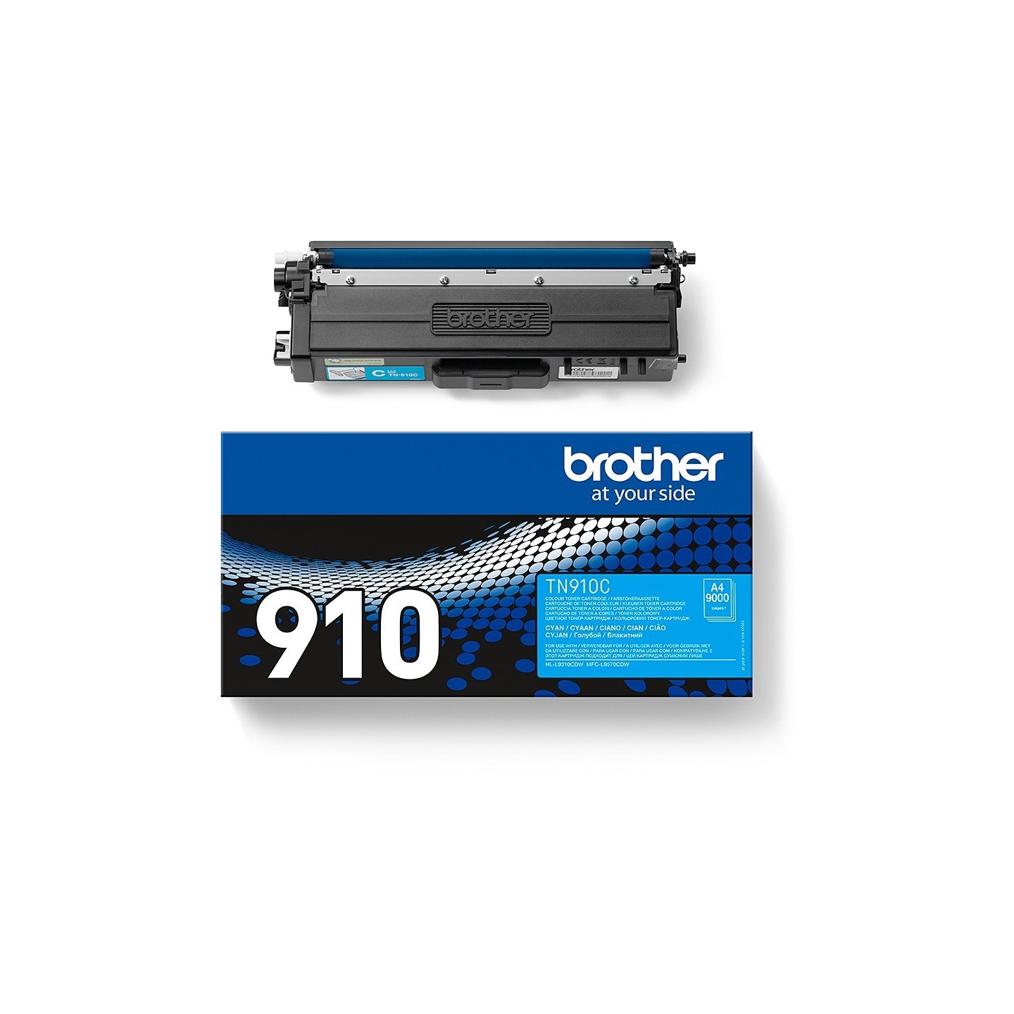 Brother Toner - TN-910C - Cyan, up to 9,000 pages ISO IEC 19798 — Buy in Cyprus with Fast Delivery
