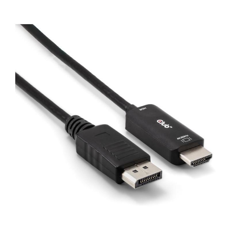 Buy Club3D Cable - DisplayPort 1.4 to HDMI HDR 4K60Hz active 2m in Cyprus, Nicosia, Limassol, Larnaka, Pafos