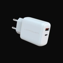 LC-Power Charger USB-C USB-A 45W - LC-GAN-45 - White — Buy in Cyprus with Fast Delivery