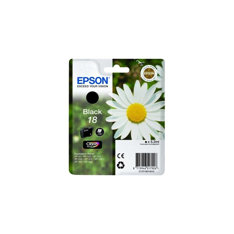 Buy Epson Ink - T1801 - 18 Black in Cyprus, Nicosia, Limassol, Larnaka, Pafos