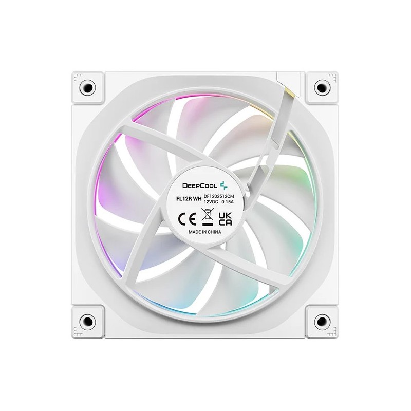 Buy DeepCool Fan - FL12R - 120mm White in Cyprus, Nicosia, Limassol, Larnaka, Pafos