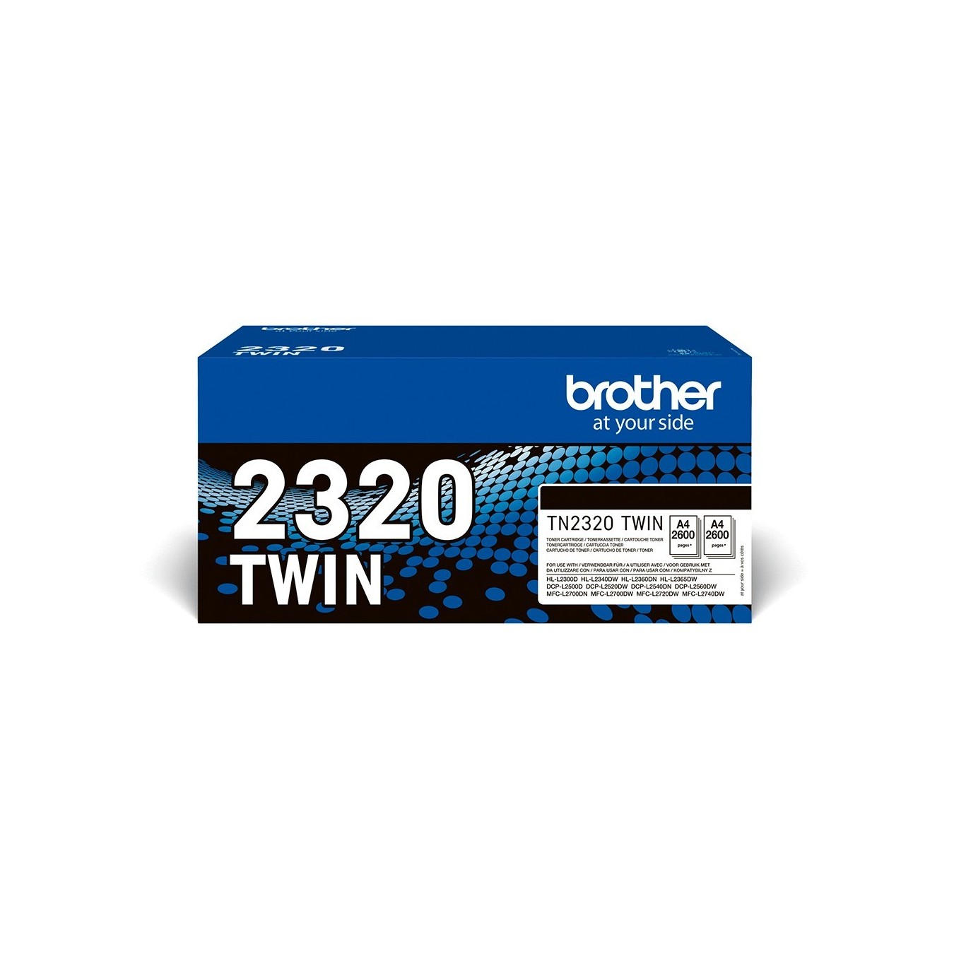 Brother Toner - TN-2320TWIN - Black, 2-pack, up to 2,600 pages per ISO IEC 19752 — Buy in Cyprus with Fast Delivery