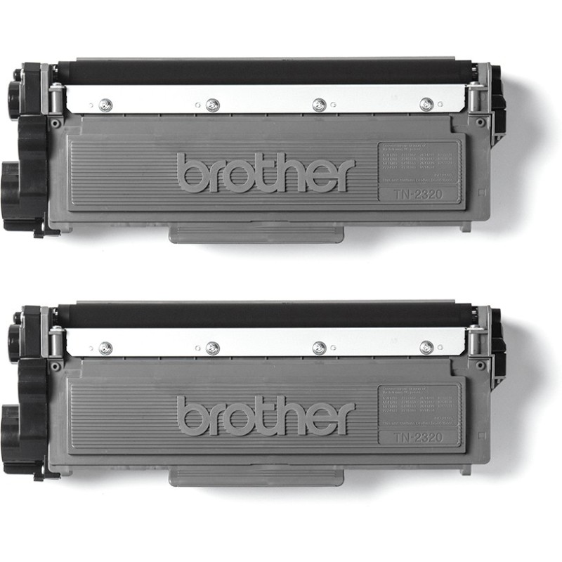 Buy Brother Toner - TN-2320TWIN - Black, 2-pack, up to 2,600 pages per ISO IEC 1... in Cyprus, Nicosia, Limassol, Larnaka, Pafos