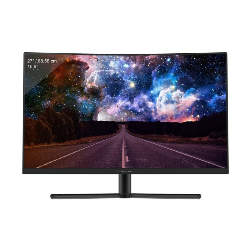 Buy 68.6cm 27'' (1920x1080) LC-Power LC-M27-FHD-240-C Gaming Curved 16:9 1ms 240... in Cyprus, Nicosia, Limassol, Larnaka, Pafos