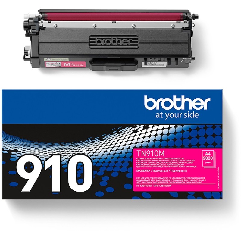 Buy Brother Toner - TN-910M - Magenta up to 9,000 pages ISO IEC 19798 in Cyprus, Nicosia, Limassol, Larnaka, Pafos