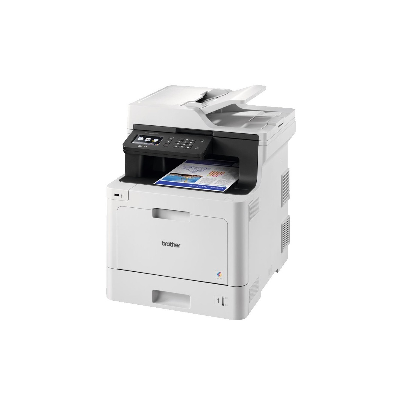 Brother Color Laser Multifunction Device - DCP-L8410CDW - Color Laser 3-in-1 Wireless Duplex