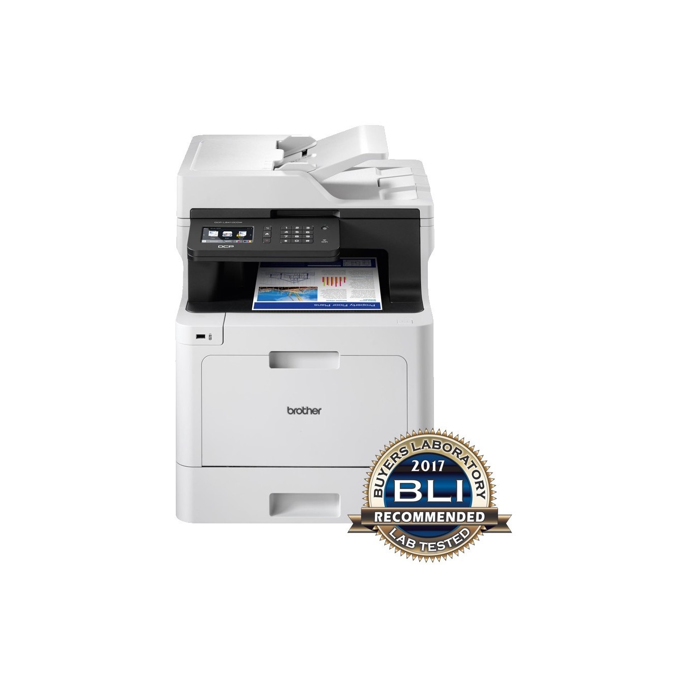 Brother Color Laser Multifunction Device - DCP-L8410CDW - Color Laser 3-in-1 Wireless Duplex