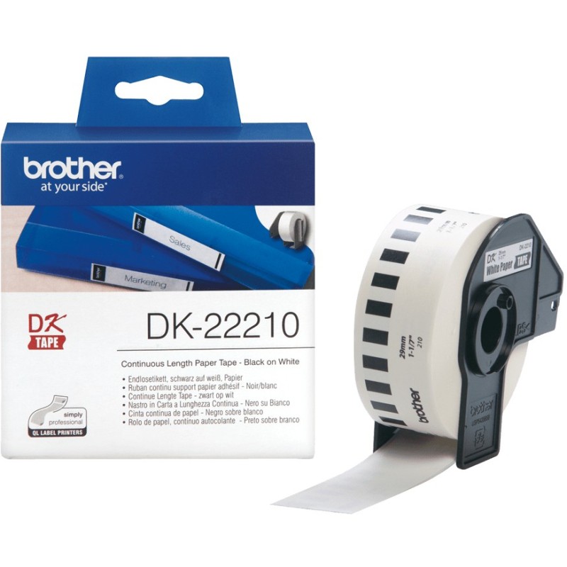 Buy Brother P-Touch Accessories Labels - DK-22210 in Cyprus, Nicosia, Limassol, Larnaka, Pafos