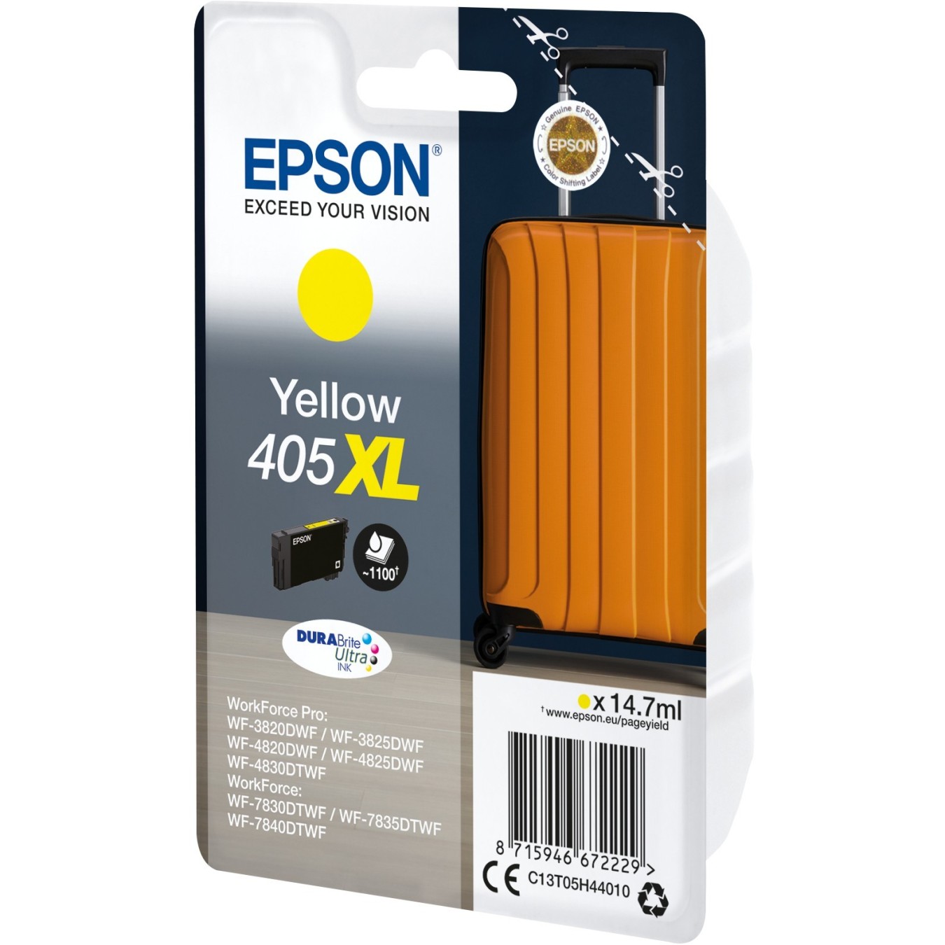 Epson Ink 405XL - C13T05H44010 - Yellow up to 1,100 pages — Buy in Cyprus with Fast Delivery