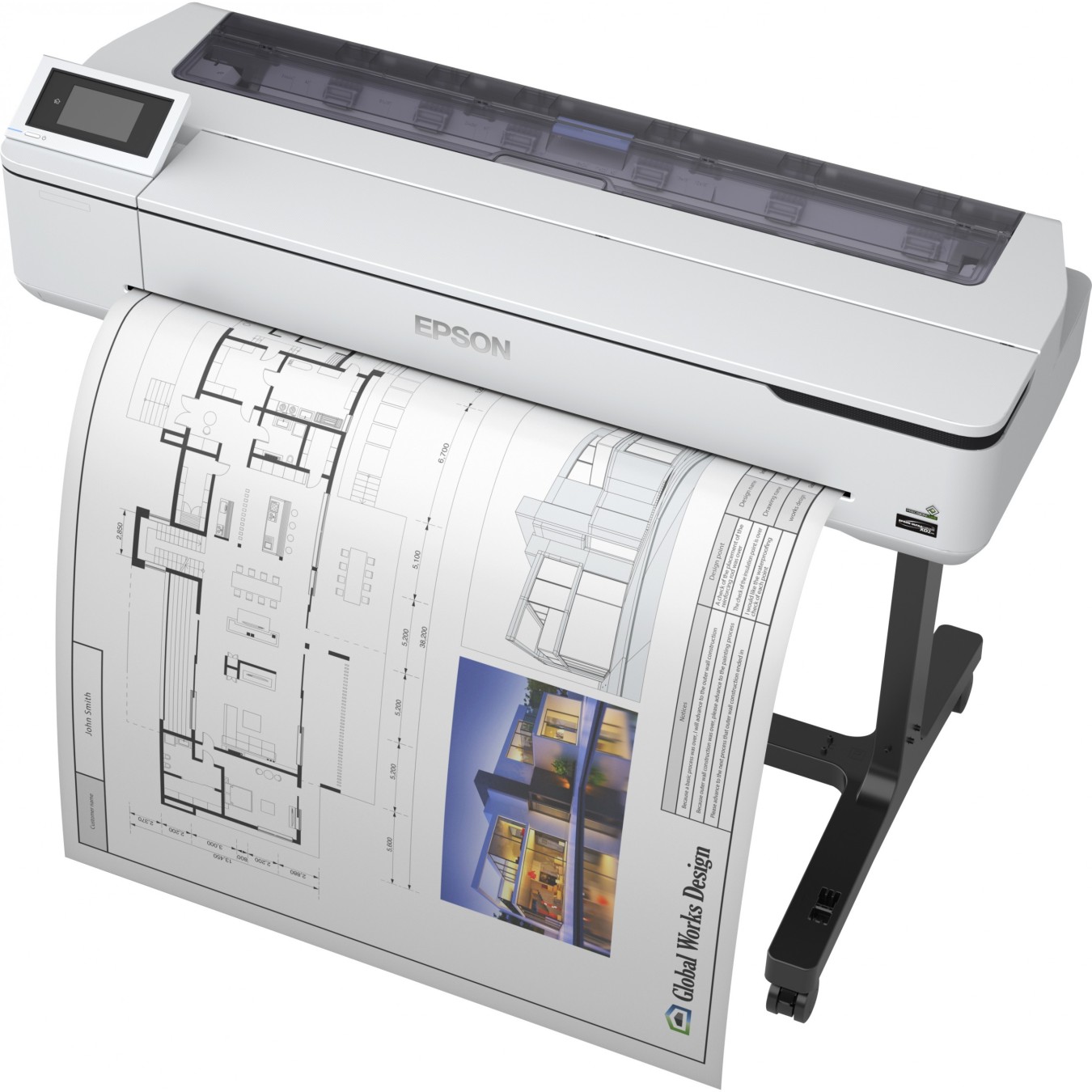 Epson SureColor Wireless Printer - SC-T5100 - Inkjet Printer (with Stand) A0+ — Buy in Cyprus with Fast Delivery