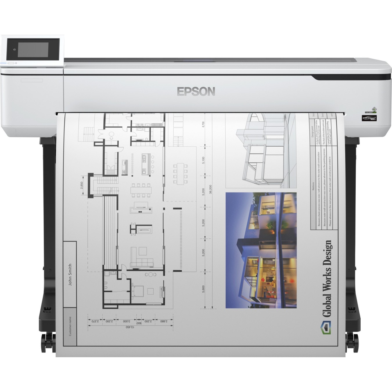 Epson SureColor Wireless Printer - SC-T5100 - Inkjet Printer (with Stand) A0+ — Buy in Cyprus with Fast Delivery