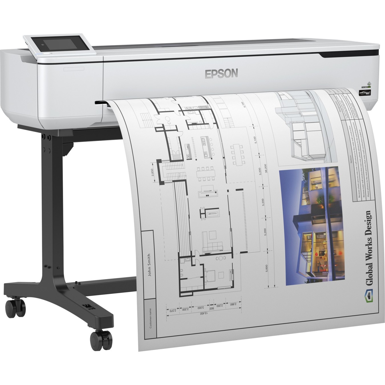 Epson SureColor Wireless Printer - SC-T5100 - Inkjet Printer (with Stand) A0+ — Buy in Cyprus with Fast Delivery
