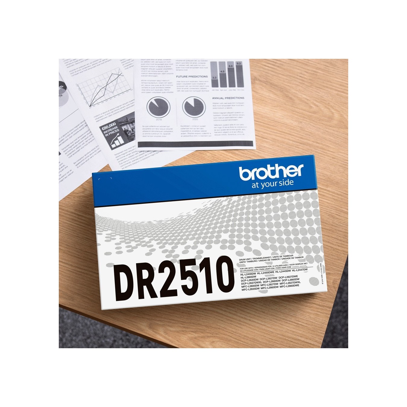 Brother Drum Unit - DR-2510 - Up to 15,000 pages — Buy in Cyprus with Fast Delivery