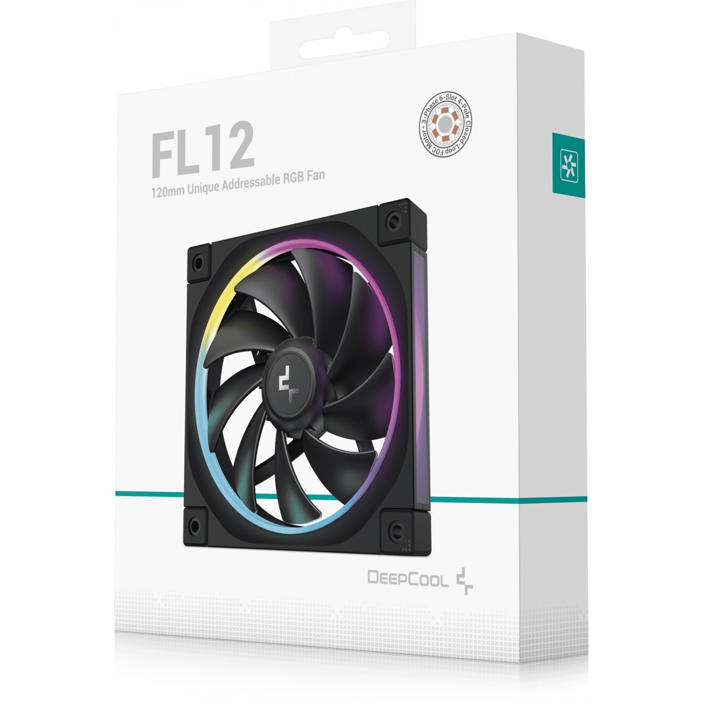 DeepCool FL12 120mm ARGB Case Fan - 4-Pin PWM (Boxed) — Buy in Cyprus with Fast Delivery