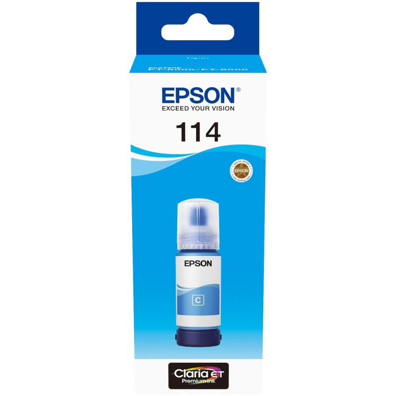 Buy Epson Ink - C13T07B240 - Cyan Eco Tank Refill Ink 70ml in Cyprus, Nicosia, Limassol, Larnaka, Pafos
