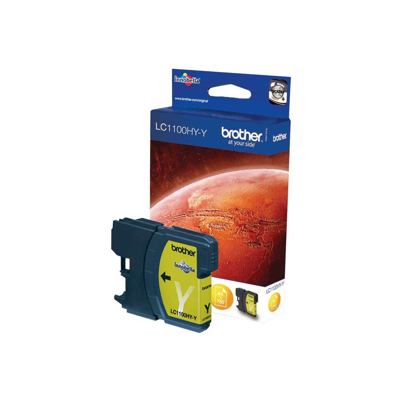 Brother Ink Cartridge - LC-1100HYY - Yellow — Buy in Cyprus with Fast Delivery