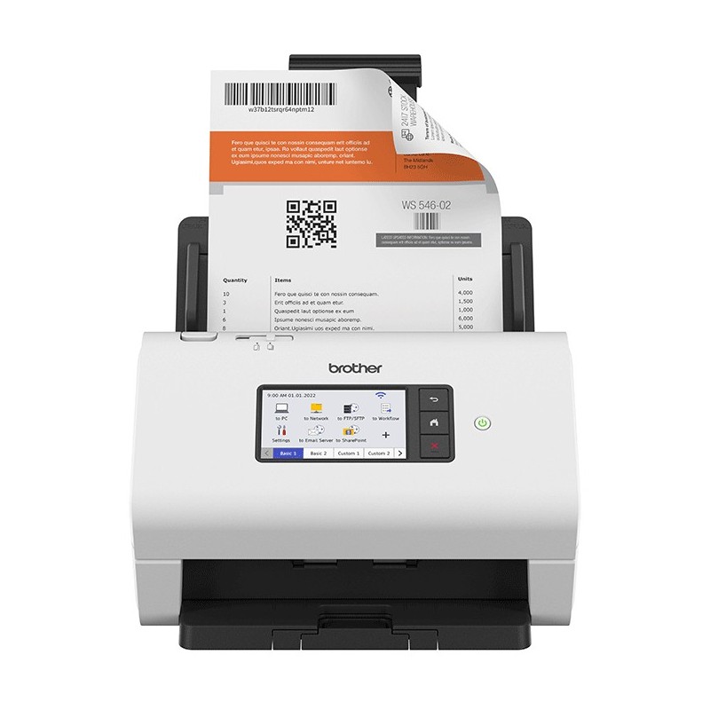 Buy Brother Document Scanner - ADS-4900W - 60 pages per minute USB 3.0 LAN WLAN ... in Cyprus, Nicosia, Limassol, Larnaka, Pafos