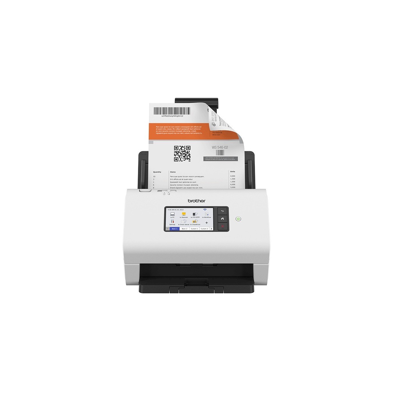 Brother Document Scanner - ADS-4900W - 60 pages per minute USB 3.0 LAN WLAN ADF Duplex — Buy in Cyprus with Fast Delivery