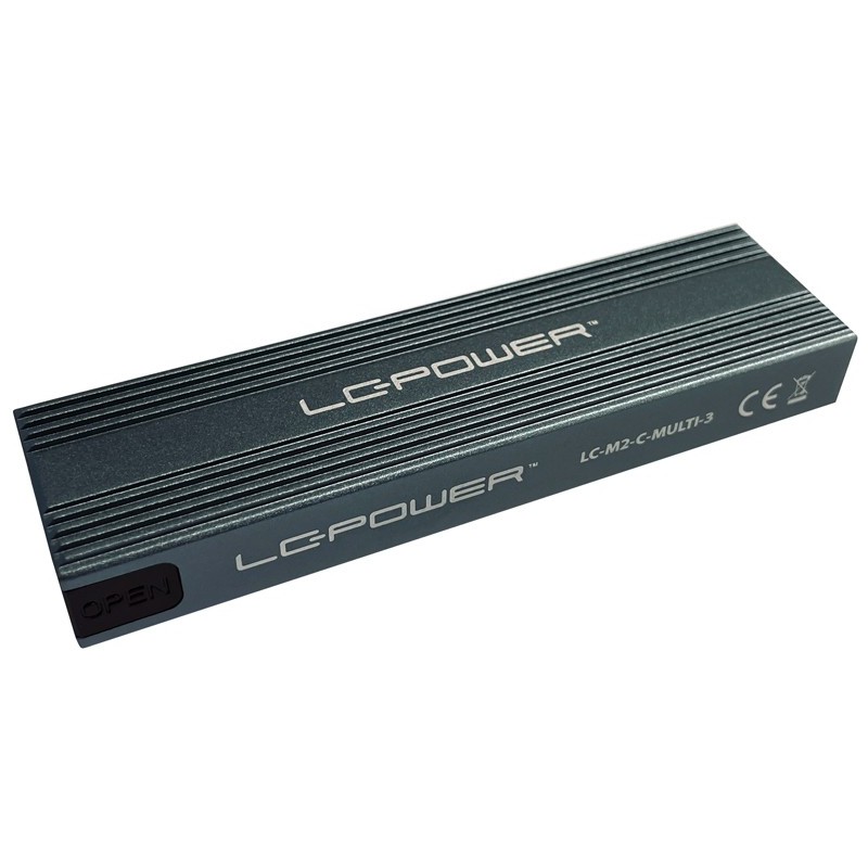 Buy M.2 LC-Power USB3.2 M.2-SSD Enclosure - LC-M2-C-MULTI-3 - Enclosure (NVMe & ... in Cyprus, Nicosia, Limassol, Larnaka, Pafos